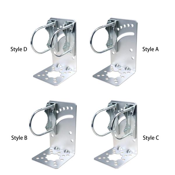 アンテナマストクランプ アンテナポールマウントアクセサリー L型 多機能 金属製 角度調節可能 角度アンテナクリップ 家庭用