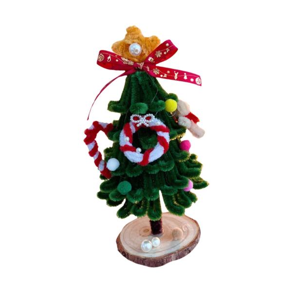 DIY クリスマスツリー 手作りキット ホリデーデコレーション アートクラフト 友達へのプレゼント クリスマスオーナメント ショーケース 寝室 ショー