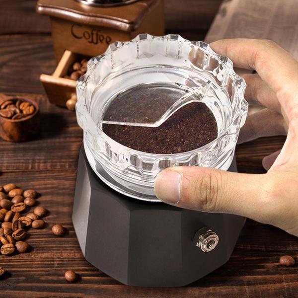 エスプレッソ ドージング ファンネル、コーヒー ドージング リング ユニバーサル コーヒー ディストリビューター レベラー エスプレッソ ツール、実用