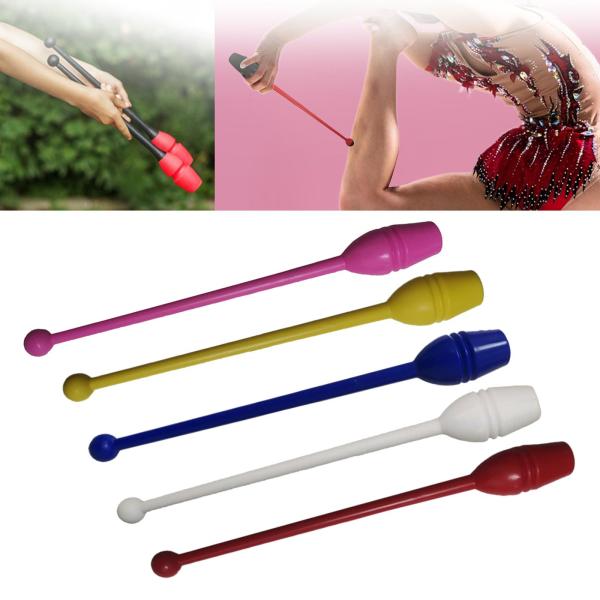 体操スティック 13.8インチ ダンス小道具 ポータブル多機能体操ポールトレーニング器具 大人用 ステージパフォーマンス