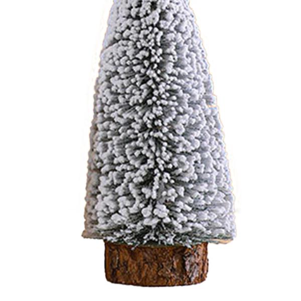 デスクトップ人工クリスマスツリー 卓上クリスマスツリークラフト、屋内、家庭用、農家の装飾用のフロッキングデスククリスマスツリー