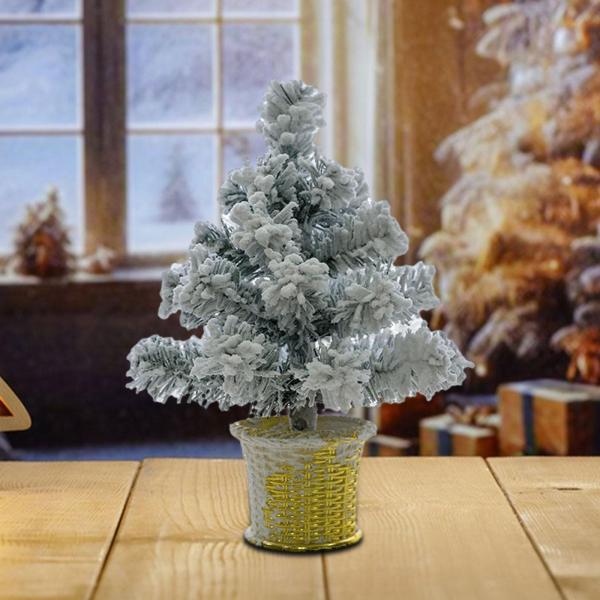 小さな人工クリスマスツリー クリスマス 卓上飾り ホリデーパーティー用品 多目的アクセサリー リアルなPETG素材