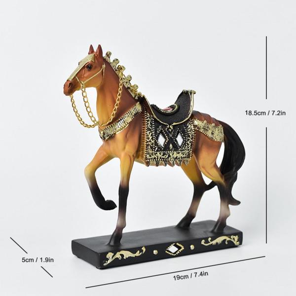 馬の像、馬の飾り、コレクション、クリエイティブな本物そっくりの馬の彫刻、家庭用動物愛好家のテーブル用の馬の置物