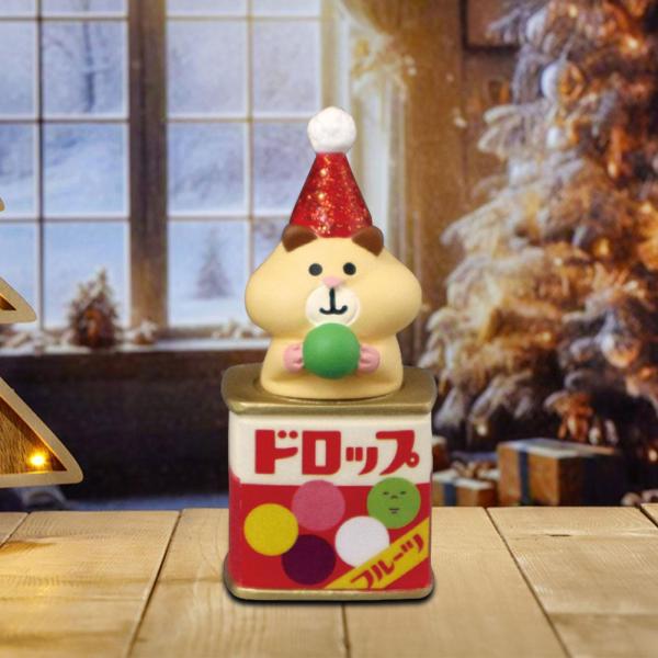 ミニ動物像 クリスマス ミニチュア フィギュア 装飾 小さなテーブルセンターピース クリスマス デコレーション オフィス ホリデー キャビネット用