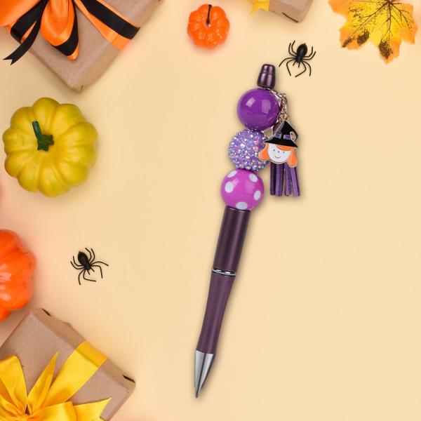 ハロウィンビーズペン ハロウィンギフト オフィス用品に便利な丈夫なボールペン