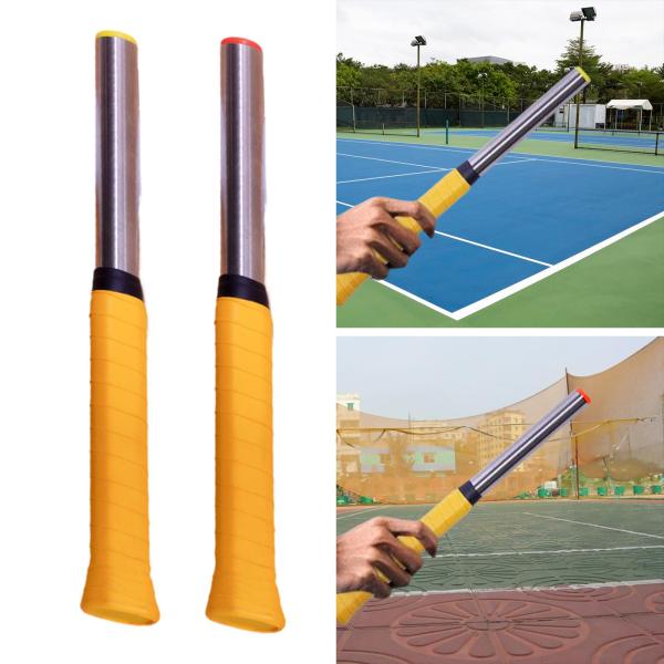 バドミントンラケットスイングトレーナーバドミントントレーニングツール、サウンドリマインダーウォームアップスティック軽量バドミントンスイングトレーニング