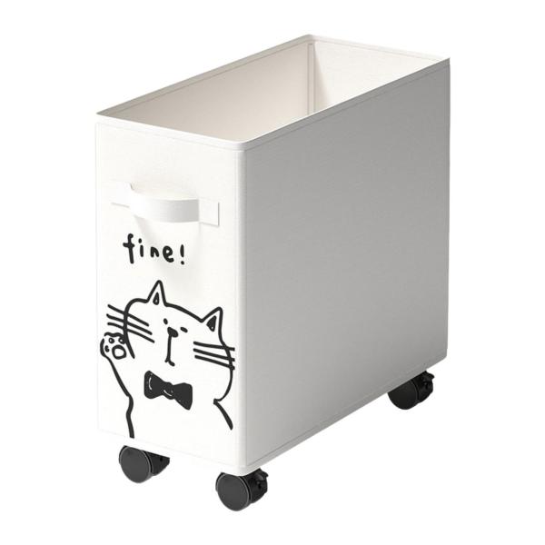 デスク下ユーティリティカート 収納バスケット キャスター付き 整理用移動棚 移動式ローリングカート ダイニングルーム 寮用