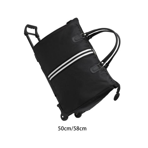 車輪付きローリングダッフルバッグ 折りたたみウィークエンダーバッグ 出張用 メンズ レディース