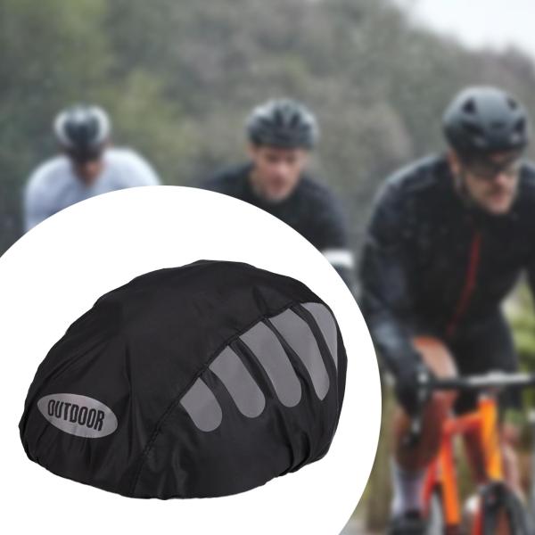 バイクヘルメットカバー 自転車ヘルメットレインカバー 防風 軽量 反射フード スノーカバー オートバイ サイクリング 旅行用