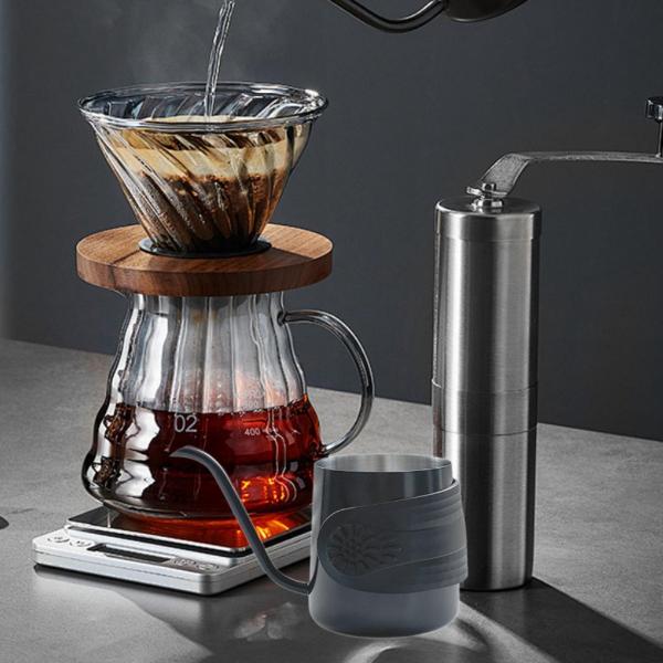 コーヒーケトル、グースネック注ぎ口ミニ狭いドリップケトル、トラベルコーヒーメーカー屋外カフェバーコーヒーメーカー旅行用