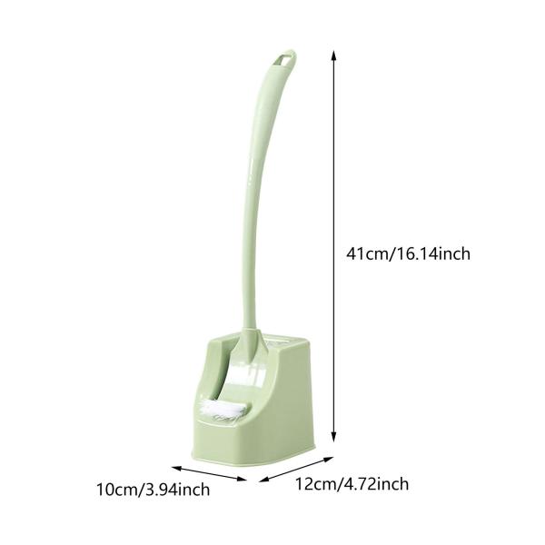 トイレブラシ ホルダー付き トイレクリーナーブラシ バスルームアクセサリー コンパクト ロングハンドル トイレボウルブラシ バスルームブラシ