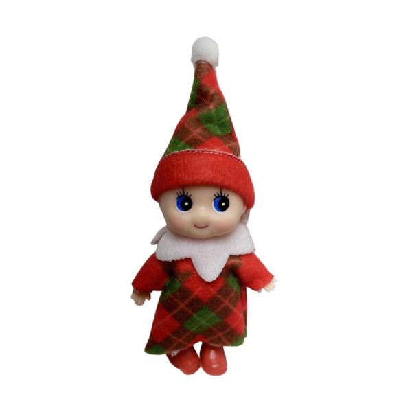 ノベルティ クリスマス エルフ フィギュア 人形 ホームデコレーション クリスマスエルフ人形