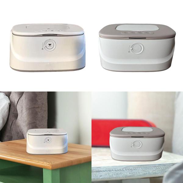 ベビーワイプウォーマー、USB加熱ワイプディスペンサー、加熱インテリジェントワイプヒーター、赤ちゃん用ポータブルUSBウェットティッシュウォーマー、