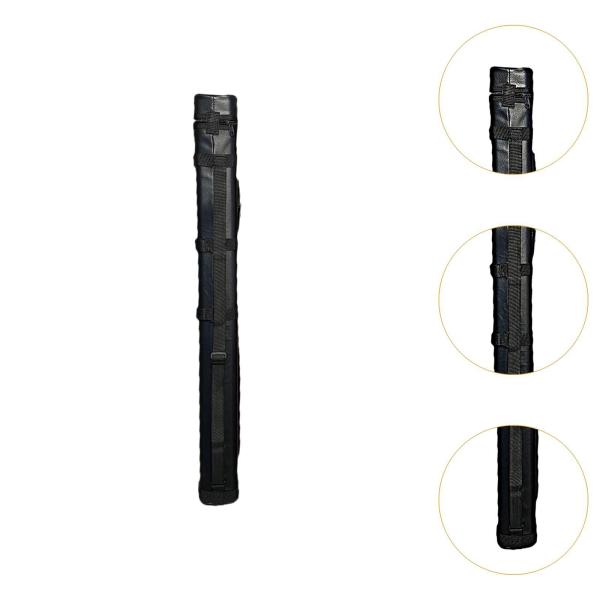 ビリヤードスティックキャリングケースプロテクター 1/2 スヌーカー ビリヤードキューケースキャリア 防塵スヌーカーキュー収納ポーチ キャリーバッグ