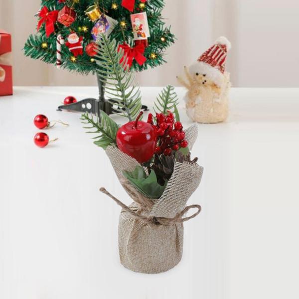 卓上人工クリスマスツリー クリスマスオーナメント テーブルセンターピース クリスマスデコレーション 暖炉 バー パーティー用品