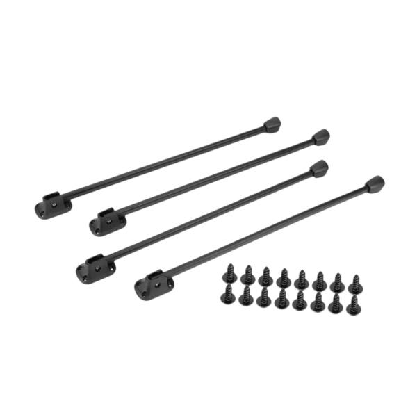 折りたたみ式デスク脚 4個セット ポータブル 頑丈 多目的 高耐久 ネジ付き テーブル脚 家庭用ベンチに安定