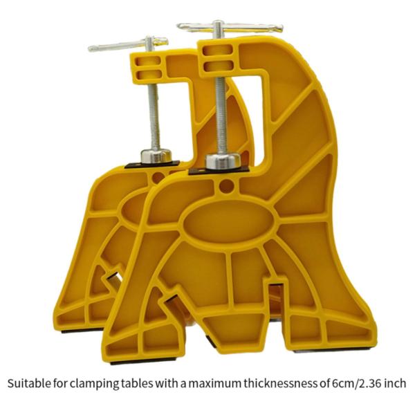 スキー スノーボード バイス 滑り止めバイスグリップ 実用的 ユニバーサル シングルおよびダブルボード ワックス修理ツール 固定バイス 2個
