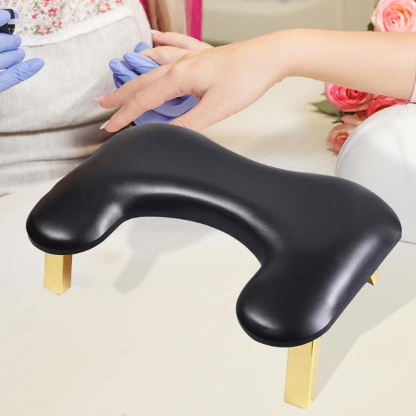 マニキュアサポートクッション ネイルクッション PUレザー ネイルアームレスト枕 折りたたみ式マニキュアハンドピロー ネイルアート  女性