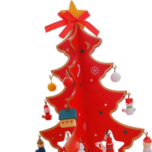 クリスマスツリー テーブルデコレーション DIY レトロデザイン オーナメント スター GIF クリスマスツリー デコレーション センターピース テー