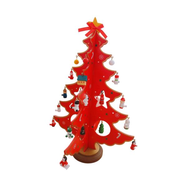 クリスマスツリー テーブルデコレーション DIY レトロデザイン オーナメント スター GIF クリスマスツリー デコレーション センターピース テー