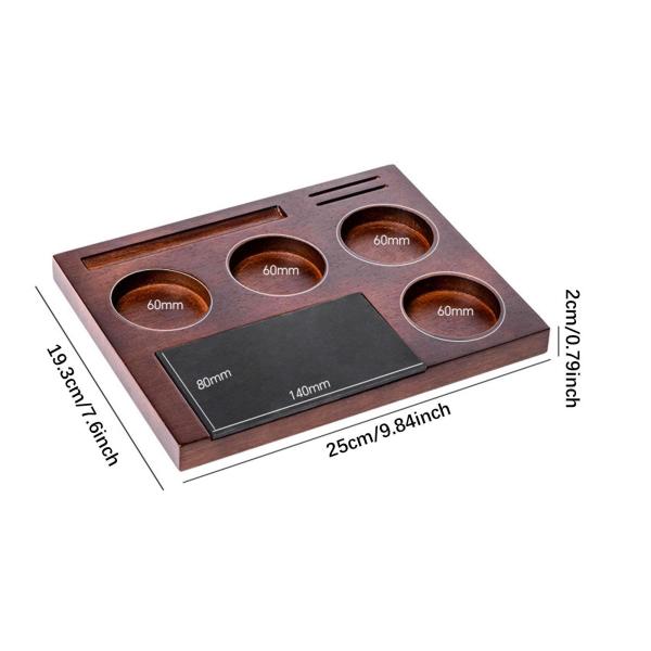 エスプレッソタンピングステーションコーヒータンパーホルダー、51/54/58mm、エスプレッソオーガナイザー、家庭用カウンターショップバー用コーヒータ