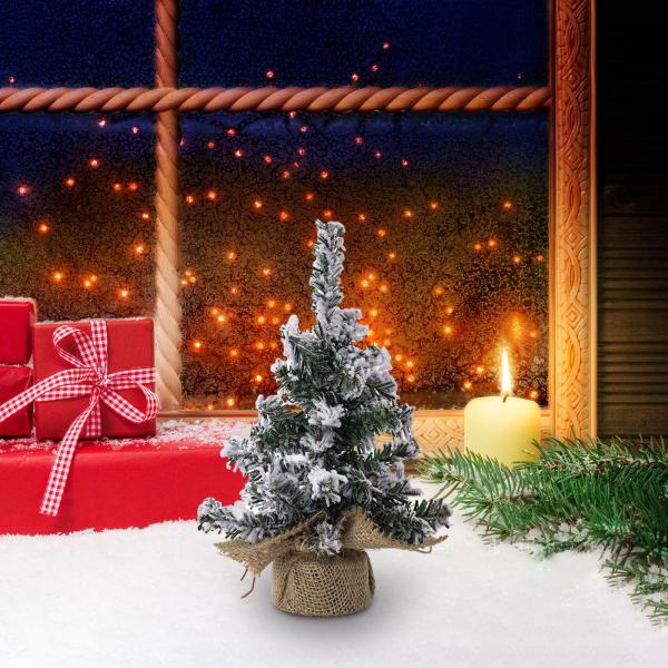 植毛クリスマスツリー 人工クリスマスツリー クリスマスギフト ミニチュアミニクリスマスツリー 暖炉用デスクトップクリスマスツリー