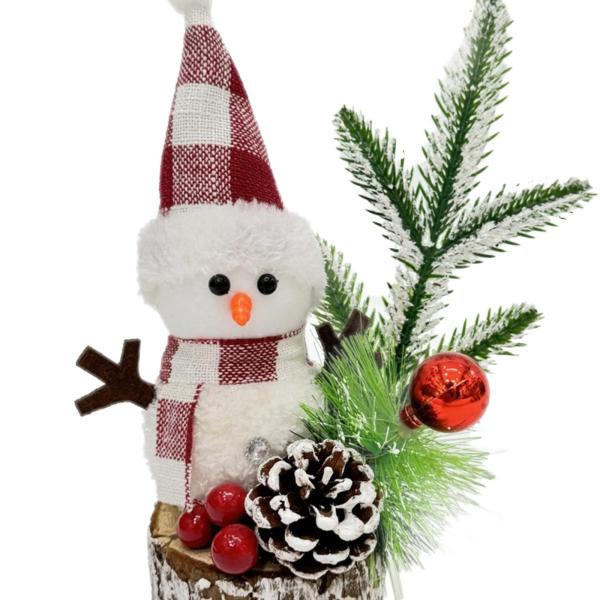 ミニ人工クリスマスツリー人形像装飾品、家庭用屋内キッチン用