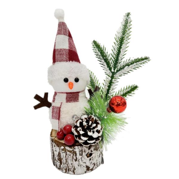 ミニ人工クリスマスツリー人形像装飾品、家庭用屋内キッチン用