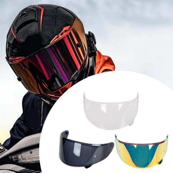 バイクヘルメットバイザー 風よけ 取り付け簡単 便利で丈夫なバイクヘルメット シールドヘルメットレンズ に適用 GXT601