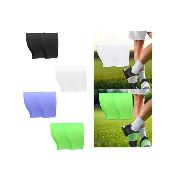 スポーツレースバンド 靴ひもカバー 2個 多目的再利用可能 サッカー用具 サッカーレースカバー 屋外ヨガ タンゴのプレイ用