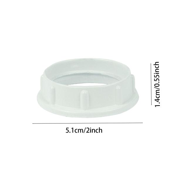 ライトソケットシェードリング保持リング、交換用、ランプ部品、軽量、照明器具用ソケットリング、E26ソケット用