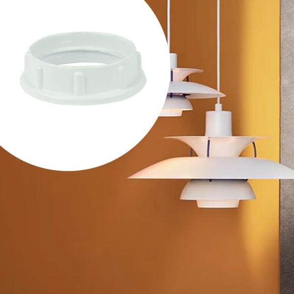 ライトソケットシェードリング保持リング、交換用、ランプ部品、軽量、照明器具用ソケットリング、E26ソケット用