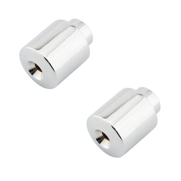 2ピース オートバイハンドルバーグリップエンドプラグ ハンドルバーグリップキャップ 左と右のハンドルエンドに適用  CBR 954rr ゴールド Wi