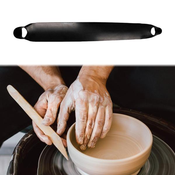 陶器削りツール 陶器ツール 両端金属トリミングツール モデリング彫刻ツール クラフトプロジェクト 彫刻