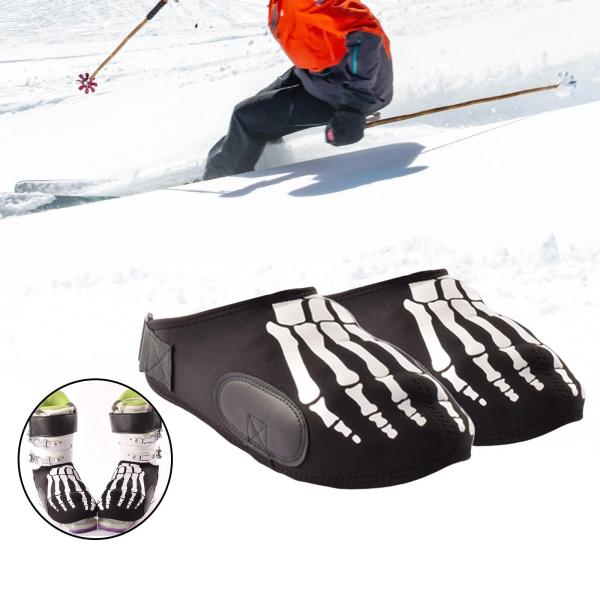 スキー スノーブーツカバー 靴カバー 砂よけ 防水 オーバーシューズ ブーツグローブ スキー 登山 ウォーキング トレッキング用 1組