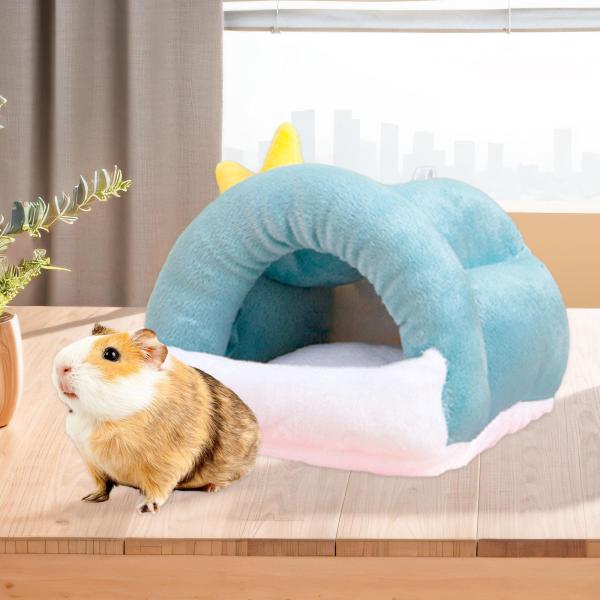 半密閉式ハムスターの巣 ハムスターベッド 生息地 居心地の良い素敵なペット用品 ハムスターベッド洞窟 ハリネズミ用小型ペットハウス ドワーフ
