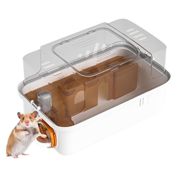ハムスターケージハウス 透明 通気性 大型 生息地 小動物用ケージ 小動物用 フクロモモンガ ウサギ ネズミ スナネズミ