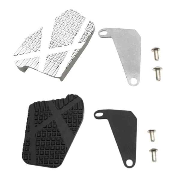 ブレーキレバーペダルエクステンダー ブレーキペダル拡大エクステンション 簡単に取り付けられる 直接交換可能な金属製リアブレーキペダルエクステンダー