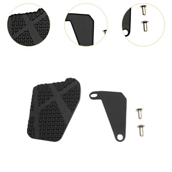 ブレーキレバーペダルエクステンダー ブレーキペダル拡大エクステンション 簡単に取り付けられる 直接交換可能な金属製リアブレーキペダルエクステンダー