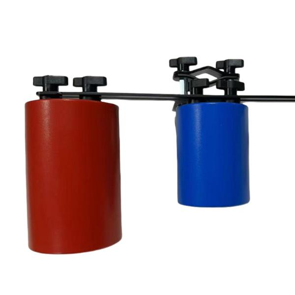 3色のカウベル打楽器、頑丈なマウントトーンカウベル、ドラムに取り付け可能なカウベル、コンサートや家族の集まりに最適