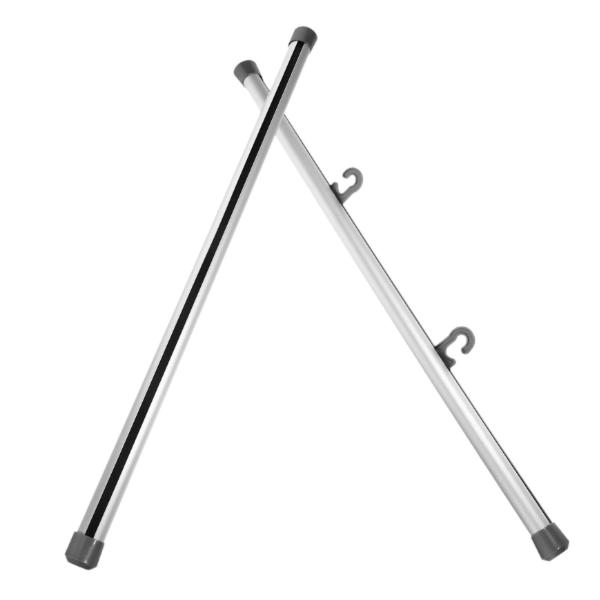 1組のポスターハンガーフレームアルミ製広告アクセサリー多目的図面ハンガー布バナーハンガー