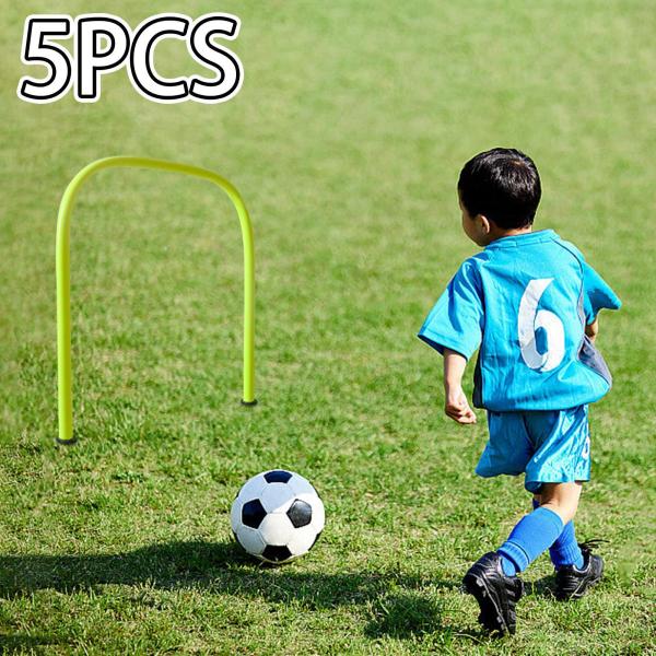 サッカートレーニングアーチ バスケットボール練習フィットネス フットワークとキックドリル 子供 大人 サッカートレーニング パス用 5個