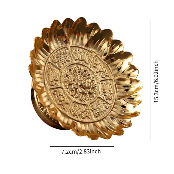 仏教の供物皿、寺院のトレイ、蓮の足付きボウル、デスクトップ用の蓮のフルーツトレイ、コーヒーショップレストラン