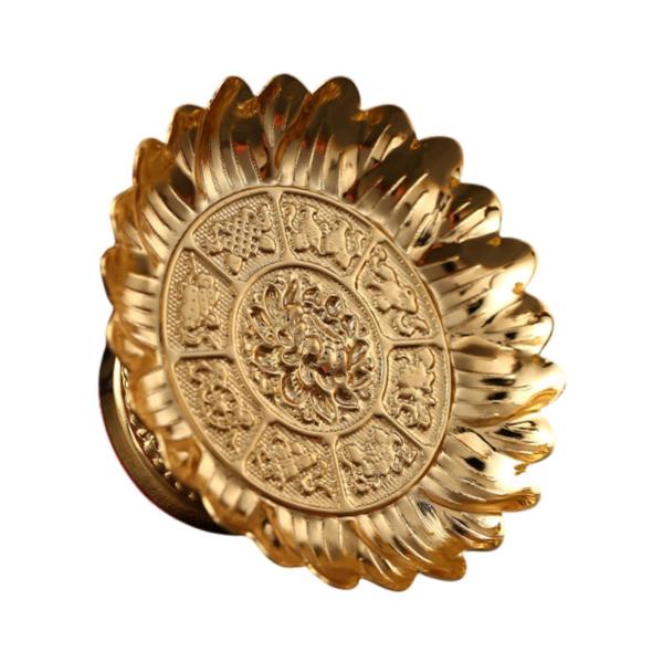 仏教の供物皿、寺院のトレイ、蓮の足付きボウル、デスクトップ用の蓮のフルーツトレイ、コーヒーショップレストラン