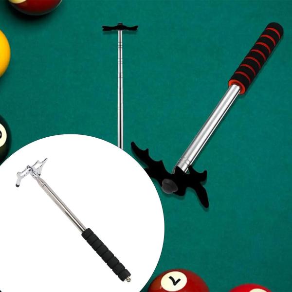 ビリヤードキュースティックブリッジビリヤードキューブリッジヘッド実用的なビリヤードロッドスティックラックビリヤードキューレストトレーニング用