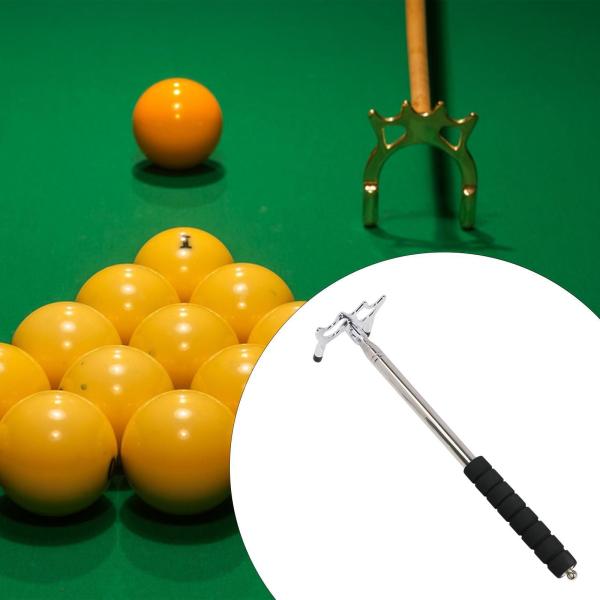 ビリヤードキュースティックブリッジビリヤードキューブリッジヘッド実用的なビリヤードロッドスティックラックビリヤードキューレストトレーニング用