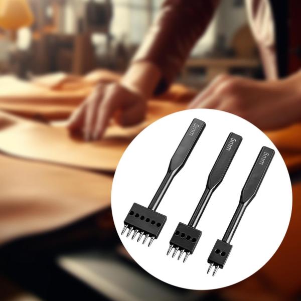 レザーホールパンチャーツール レザークラフトパンチングデバイス DIYクラフト用の使いやすい革加工ツール 家庭用初心者