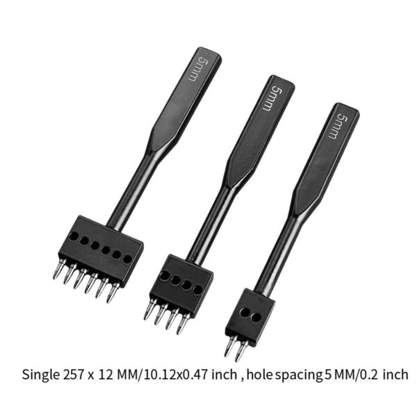 レザーホールパンチャーツール レザークラフトパンチングデバイス DIYクラフト用の使いやすい革加工ツール 家庭用初心者