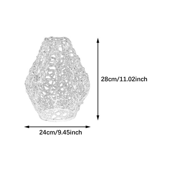 アイアンアートランプシェード照明器具シェードシャンデリアシェード吊り下げライトケージ、ペンダントランプシェード電球ガード屋外キッチン用