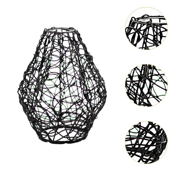 アイアンアートランプシェード照明器具シェードシャンデリアシェード吊り下げライトケージ、ペンダントランプシェード電球ガード屋外キッチン用